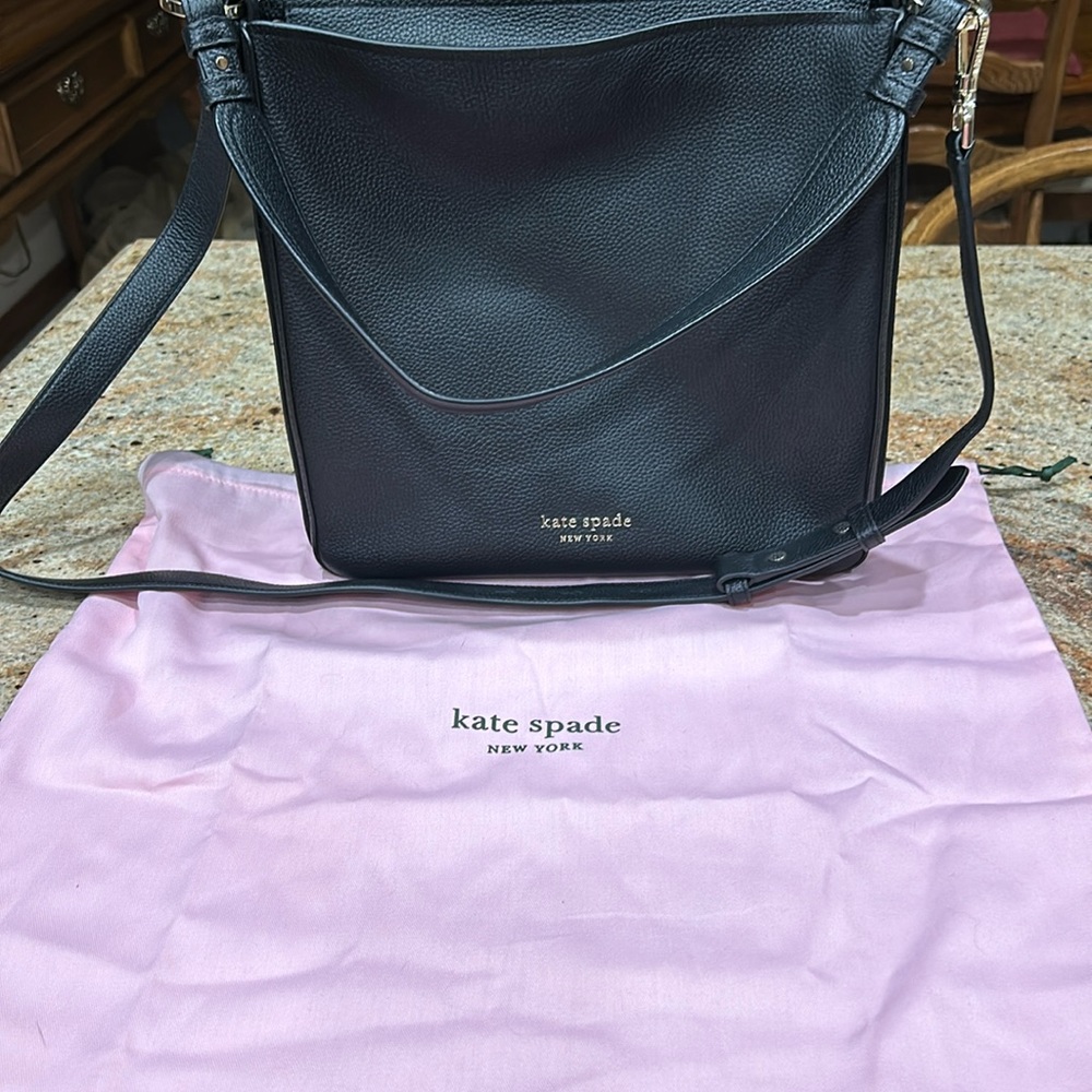 Kate spade black bag. 11x11x4 1/3
